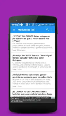 Noticias de Venezuela android App screenshot 0