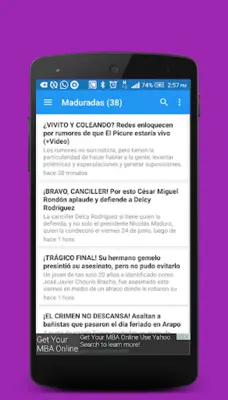 Noticias de Venezuela android App screenshot 11